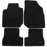 J&J AUTOMOTIVE Tapis De Sol Noir Velours Sur Mesure Pour Nissan Micra K12 2003-2009