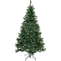 Evergreen Arbre de Noël artificiel Oxford pin vert 210 cm