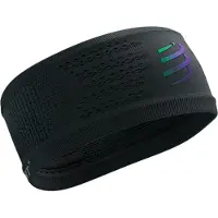 Compressport - Bandeau réfléchissant - Headband On/Off Aurora Black/Aurora - Noir
