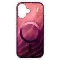 IDEAL OF SWEDEN Coque Clear MagSafe Apple iPhone 16 - Cherry Lacquer