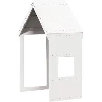 vidaXL Toit pour lit d'enfant Blanc 55x84x132 cm Pin massif