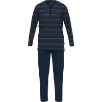 Tom Tailor Pyjama court bleu foncé / vert / rouge