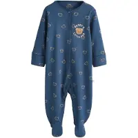 Next Pyjama beige / bleu marine / blanc