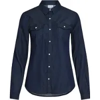 Vila Chemisier 'VIBISTA' bleu denim