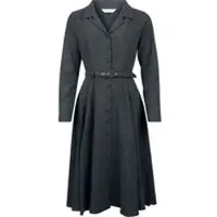 Banned Retro Robe mi-longue Rockabilly de - Marigold Dress - XS - 4XL - pour Femme - noir - Taille M