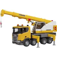 BRUDER Liebherr Scania Super Telescopic Crane Argenté