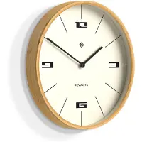 Newgate Mauritius - Horloge murale en bambou - Lignes