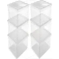 Keeeper Boite de rangement - bac de rangement Bol Melangeur Universel avec Bec Verseur, Carre, 13 l, 38 x 38 cm, Bjork, Creme