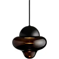 Design By Us Suspension , Nutty, dimmable, Brun / rouille, Salon / séjour, Verre, Design