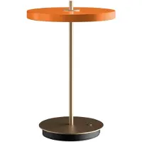 UMAGE Asteria Move Lampe Portable Nuance Orange | Brass base