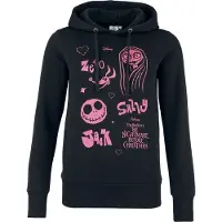 L'Étrange Noël De Monsieur Jack Sweat-shirt à capuche Disney de - Zero, Sally, Jack - S - XXL - pour Femme - noir - Taille M
