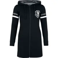 Wednesday Sweat-shirt zippé à capuche de - Mercredi - Smell or Sorrow - S - XXL - pour Femme - noir - Taille S