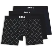 BOSS pour homme. 50549856 Set 3 Boxers unis noir (S), Homewear, Coton
