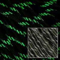 Knivesandtools 550 paracord type III, couleur : olive drab w/3 glow in the dark, 100 ft (30,48 m)