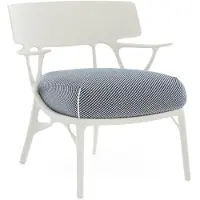 Kartell A.I. Lounge Outdoor | White|White-Blue