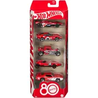 Hot Wheels MATTEL HW Jeu de 5 voitures anniversaire JGK08 /12