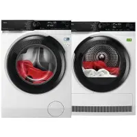 AEG Bundle - Machine à laver LR76U964 ProSteam + Sèche-linge TR88BHDC AbsoluteCare