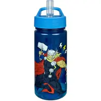 Scooli Trinkflasche Avengers Marvel 500 ml, Dunkelblau, Material
