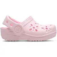 Crocs Sabots enfant Classic Floral Cut Out Clog T filles - Rose - 24 / 25
