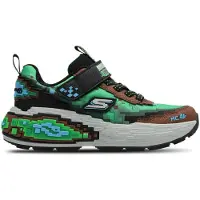 SKECHERS Baskets 'MEGA-CRAFT 4K' marron / gris / vert / noir