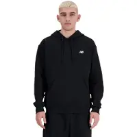 New Balance Sweat-shirt 'Essentials' noir / blanc