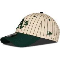 New Era Casquette PINSTRIPE 9TWENTY OAKLAND ATHLETICS DKG hommes - Vert - Unique