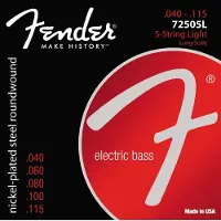 Fender Super 7250 Nickel Roundwound Long Scale 5C 40-115