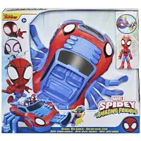 Hasbro Marvel Spidey and His Amazing Friends Ultimate Web-Crawler, dessin pour véhicule, 3 an(s), plastique, bleu, rouge