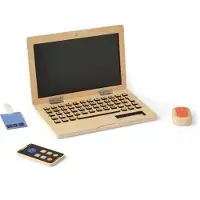 Kids Concept Computer Play Set Educational Toy Doré Enfants