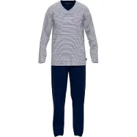 Tom Tailor Pyjama long bleu marine / blanc