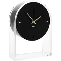 Kartell Air Du Temps Horloge L 21.5 cm x H 30 cm | Crystal - Black