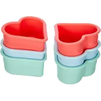 Lurch Flexiform Muffinliner Heart 6pcs set pastel mix