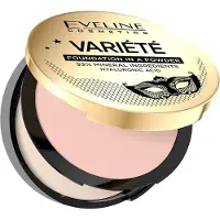 Eveline Cosmetics Variété poudre compacte minérale avec applicateur teinte 03 Light Vanilla 8 g