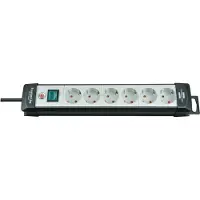 Brennenstuhl Steckdosenleiste Premium-Line 6x sw/grau 3m