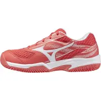 Mizuno Wave Enforce Court Cc - white/blue granite/calypso coral, Größe:4.5