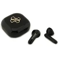 GUESS Écouteurs sans fil TWS 4G Metal Logo noir