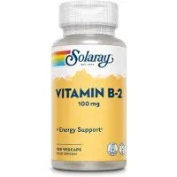 Solaray Vitamine B2 100mgr 100 Unités