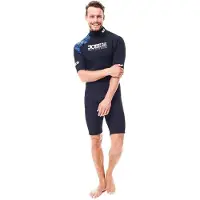 Jobe Shorty à Manches Courtes Avec Fermeture éclair Dans Le Dos Heavy Duty 2.5/2 Mm