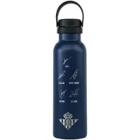 Runbott Real Betis Firmas+escudo 600ml Thermal Bottle Bleu