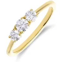 Lucardi Bague or / transparent