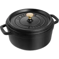 Staub Cocotte Ronde 28cm - noir
