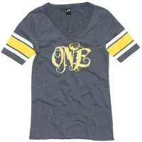 One Industries Saint Short Sleeve T-shirt Gris S Femme