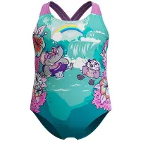 Speedo Maillot De Bain Learn To Swim Printed Crossback