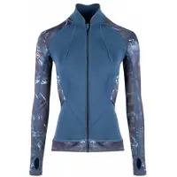 BEUCHAT Atoll Long Sleeve Full Zip Rash Guard Bleu XL Femme