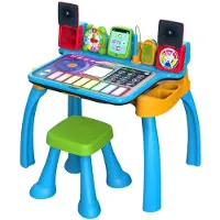 Vtech 6 In 1 Multi-activity Desk Create And Learn Spanish Version Multicolore