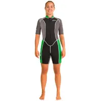 Abysstar Shorty Femme à Manches Courtes Avec Zip Frontal Surf 2.5 Mm