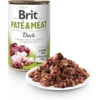 Brit Pate Meat Adult With Duck Wet Dog Food 6x400g Marron 6x400g