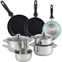 Wellhome Ensemble De Casseroles Et Poêles Pk8190 10 Pièces