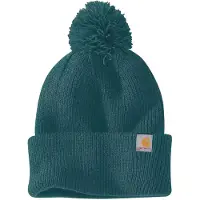 Carhartt Knit Pom-pom Hat Vert