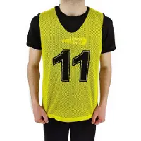 Powershot Numbered 1-11 Junior Training Bib 11 Units Jaune Homme